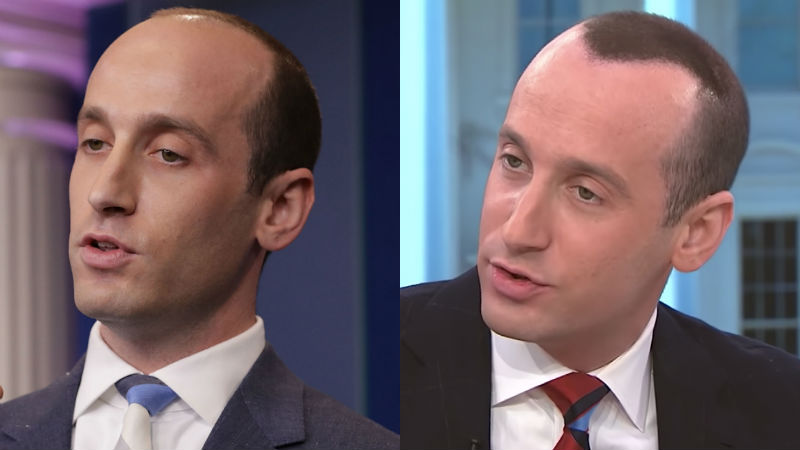 Illustration for article titled I Am Still Thinking About Stephen Miller's Spray HairÂ